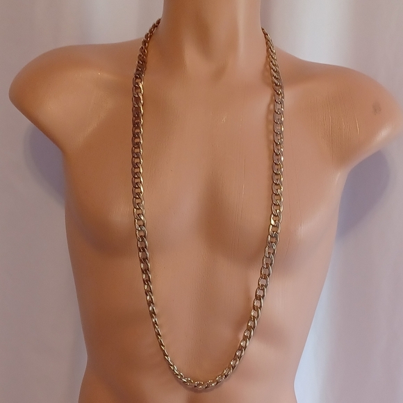 Other - Chunky Goldtoned Cuban Chain SHOWS WEAR